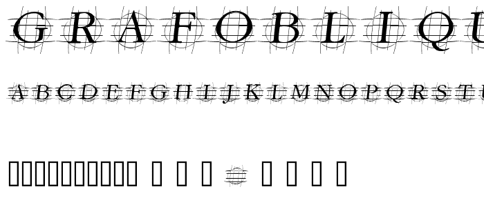 GrafOblique Italic font